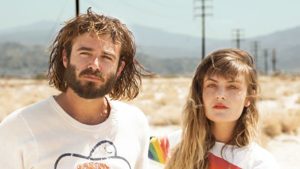 Julia and Angus Stone played the Caloundra Music Festival on Friday night. 