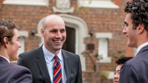 Ross Featherston, headmaster of Brighton Grammar, says boys need positive role models, both male and female.