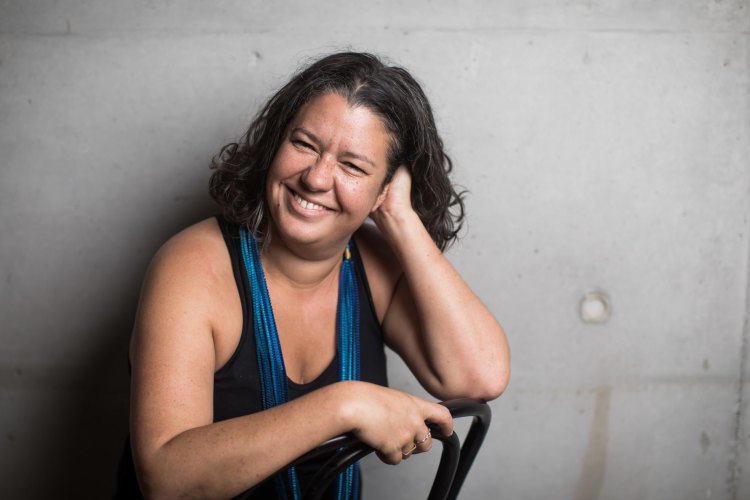 O Tama Carey at her restaurant, Lankan Filling Station in Darlinghurst.