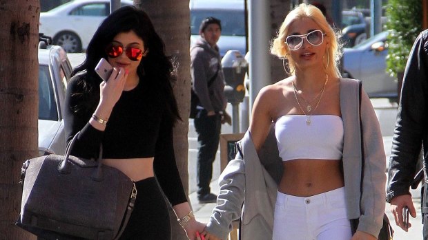 Friends in high places: Pia Mia is good friends with Kim Kardashian's youngest sister, Kylie Jenner.