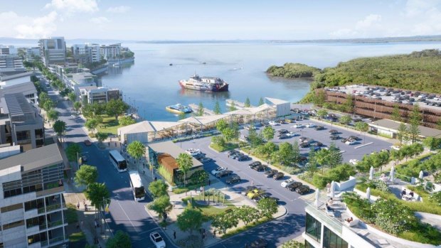 The latest concept plans for the Walker Group's Toondah Harbour project.