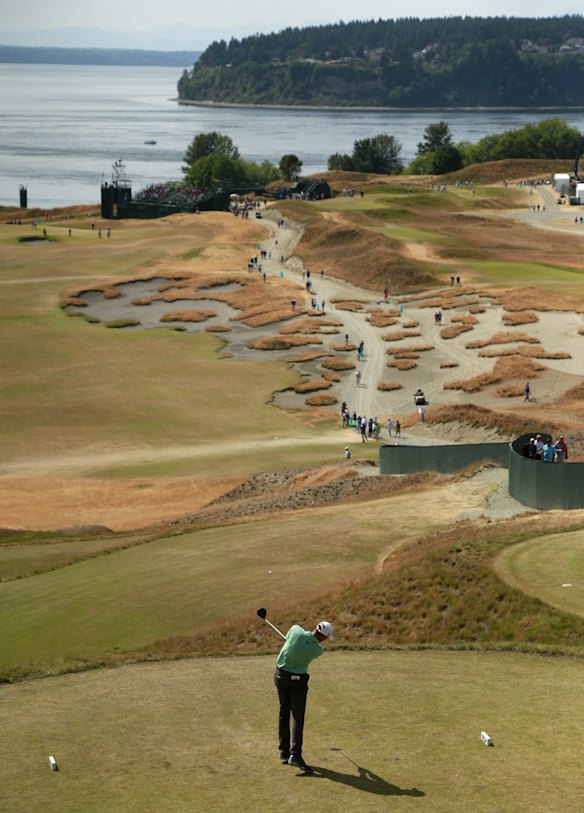 US Open 2015: Australian golfer Clint Rice kicked off Chambers Bay course