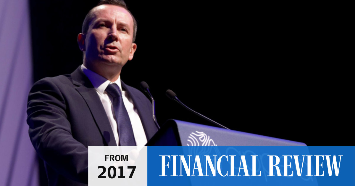 WA premier Mark McGowan condemns his iron ore plan to failure