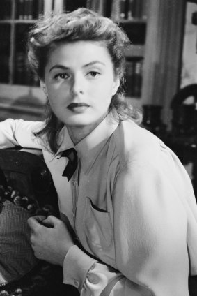 Ingrid Bergman in a scene from Alfred Hitchcock's psychological thriller, Spellbound.