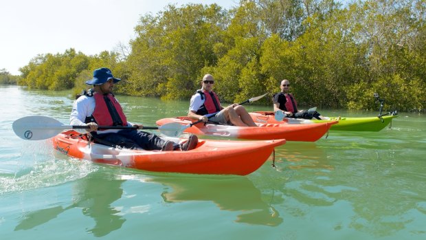 Sea Hawk Water Sports takes paddlers, whether beginners or experienced, on guided tours.