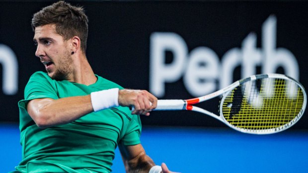 Test of faith: Thanasi Kokkinakis contemplated quitting the sport after suffering a series of injuries.