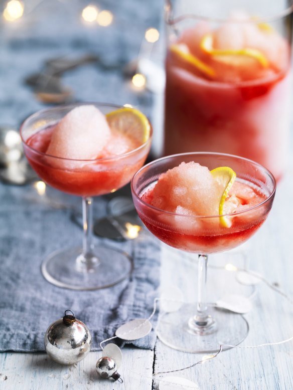 Adam Liaw's Campari frose punch for Christmas cocktails.