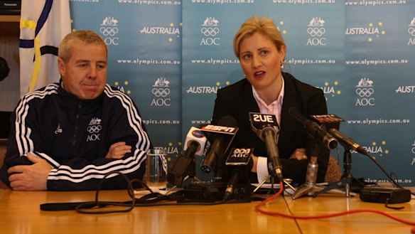 Fiona de Jong accompanied the arrested athletes throughout the evening. 