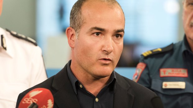 Emergency Services Minister James Merlino