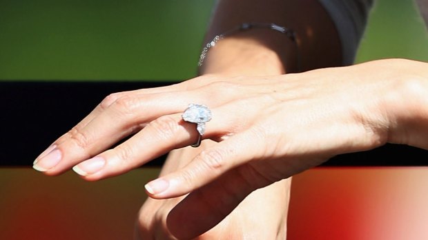 Stolen: Jessica Michibata's $520,000 ring.