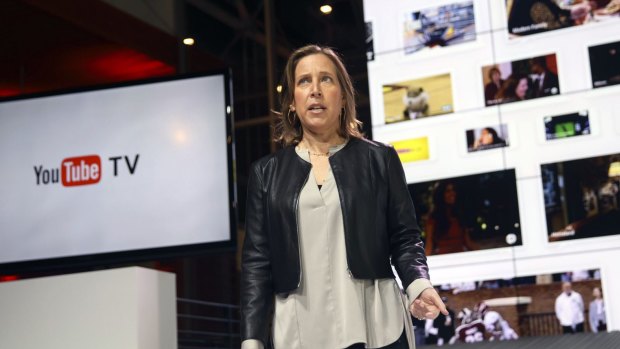 Susan Wojcicki, CEO of YouTube, introduces the company's new television subscription service.