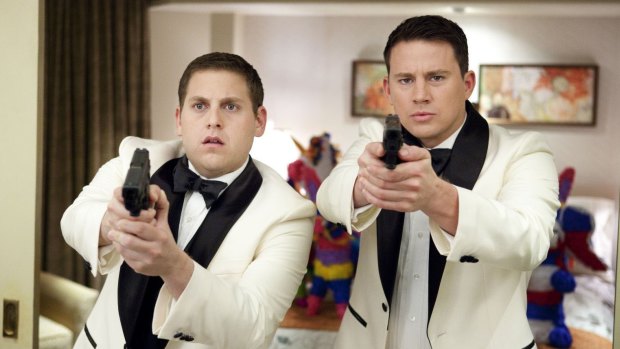 Jonah Hill, left, and Channing Tatum in 