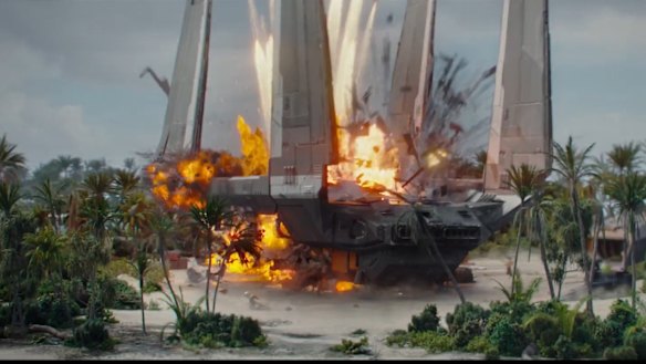 The first stand-alone <i>Star Wars</i> film: <i>Rogue One: A Star Wars Story</i>.