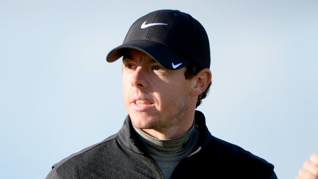 Out of action: Rory McIlroy.