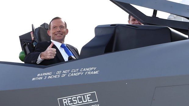 In April 2014 Tony Abbott announced Australia would buy 58 more F-35 fighters.