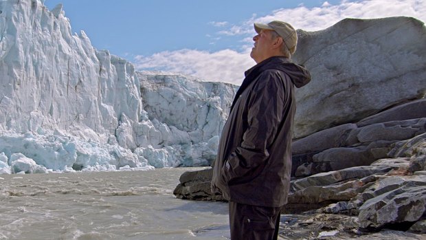 Al Gore in Greenland as seen in An Inconvenient Sequel: Truth To Power.