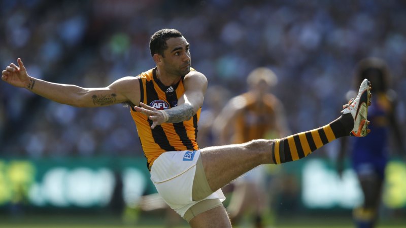 The Crutch Of The Matter Shaun Burgoyne Powers Ahead As A Hawk