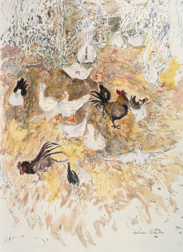 Chooks 1, 1980, by William Robinson.