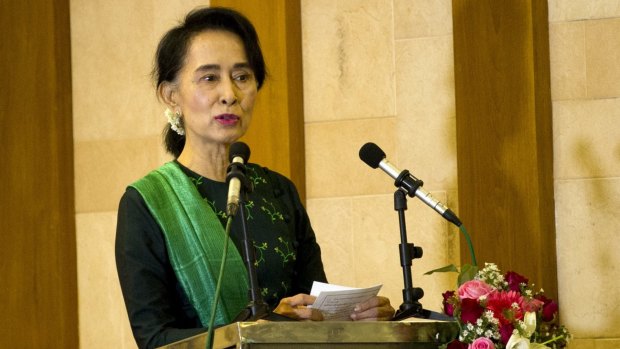 "Stability is very important for the election period": Aung San Suu Kyi.
