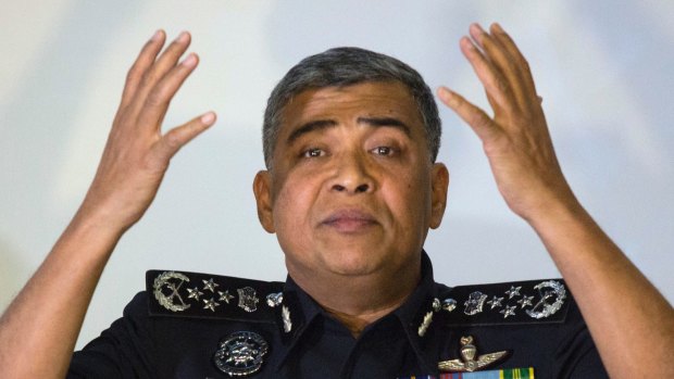 Malaysia's Inspector-General of Police Khalid Abu Bakar.