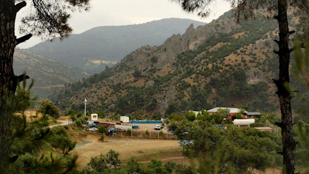 The new Polyakeynez mine on the outskirts of Elmadere village. 