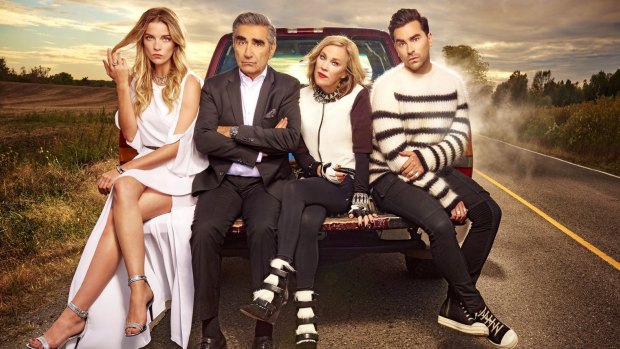 Schitt's Creek:  An entertaining tale of riches to rags.