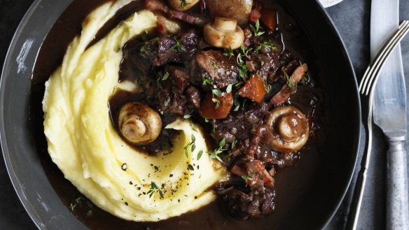Neil Perry's beef bourguignonne.