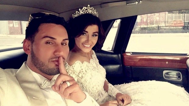 Auburn deputy mayor Salim Mehajer waited for his father Mohamad to be released from jail before marrying his girlfriend.