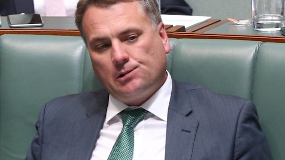Dumped cities minister Jamie Briggs.