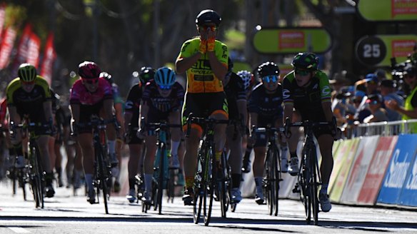 Canberra sprinter Chloe Hosking has continued her string of European podiums with another second.