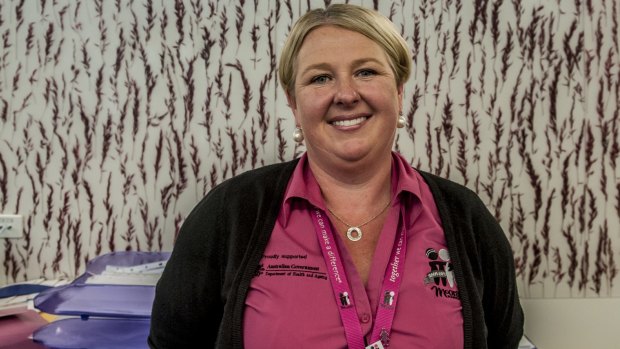 Kerryn Ernst, of Canberra, is a McGrath Breast Care Nurse.