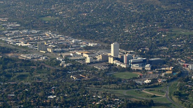 The Woden Valley, pictured in 2014. 