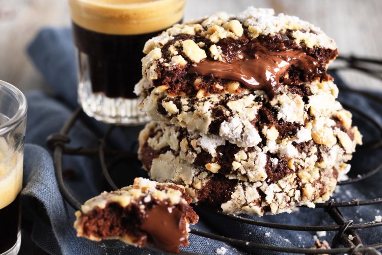 Helen Goh's chocolate, spelt and hazelnut cookies.