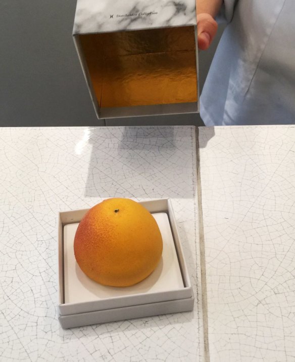 Cedric Grolet's 'grapefruit' is packaged like an iPhone.