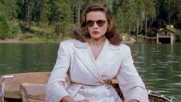 Eerily tranquil: Gene Tierney in <i>Leave Her to Heaven</i>.