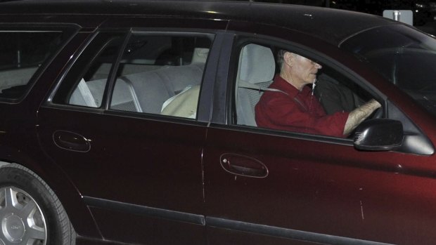 A car drives David Eastman from prison.