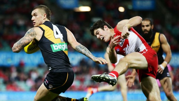 Best and fairest: Richmond's Dustin Martin.