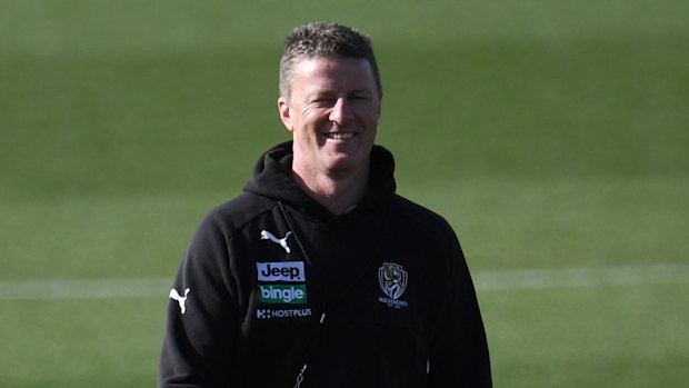 Richmond coach Damien Hardwick.