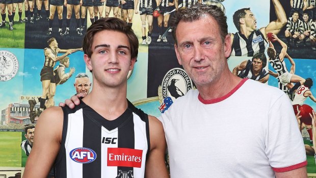 Josh Daicos is on the verge of a senior game with the club his father Peter served well.