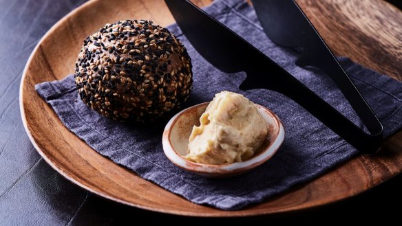 Bread comes twice as part of the degustation menu at Ides.