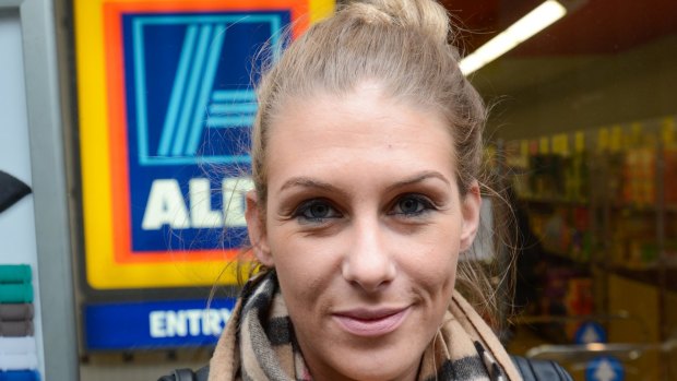 Claudia Scent did not know about the 0.5 per cent surcharge on credit card and tap and go. "Lucky I paid in cash. I come from Germany and there's no surcharge at Aldi there."