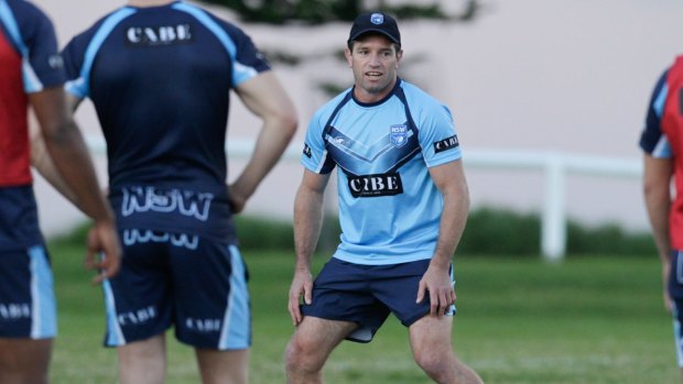 Back in blue: Danny Buderus will draw on experience as a player and coaching in age group football for NSW.