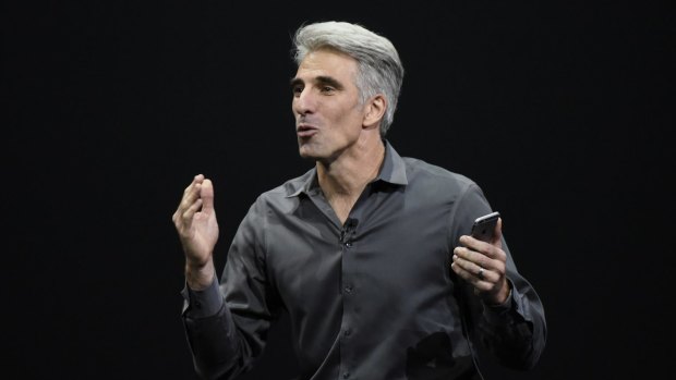 Craig Federighi, senior vice president of software engineering at Apple.