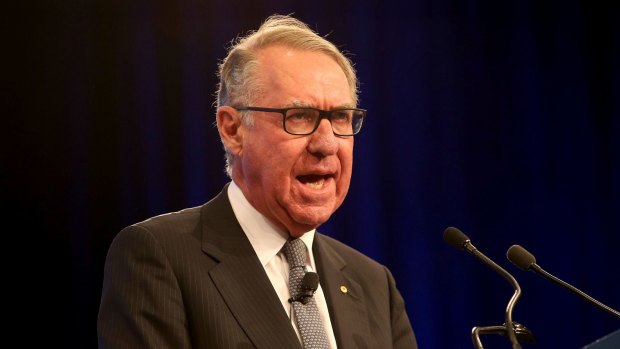 Chairman David Gonski sees growing disillusionment and disdain for politicians and business. 