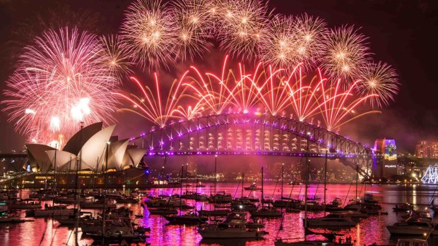 New Year's Eve in Sydney.