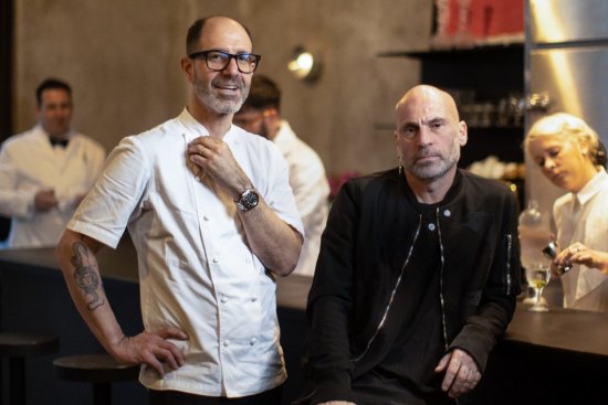 Co-owners Joe Vargetto (left) and Maurice Terzini at Cucina Povera Vino Vero.