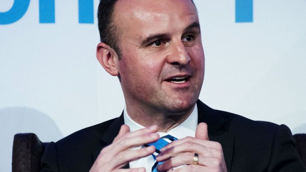 Better trusted: ACT Chief Minister Andrew Barr.