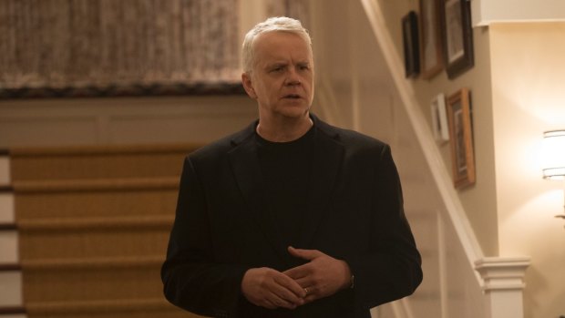 Tim Robbins stars as the father of a liberal, multiracial family in Alan Ball's new drama <i>Here and Now</i>.
