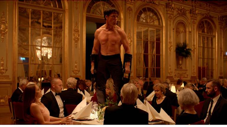 Terry Notary in The Square.