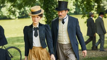 Keira Knightley and Dominic West in Colette: ''He wasn’t allowing her to have her own identity,'' says Knightley.